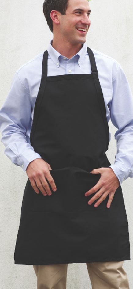 Adjustable Neck Center Pocket Butchers Apron