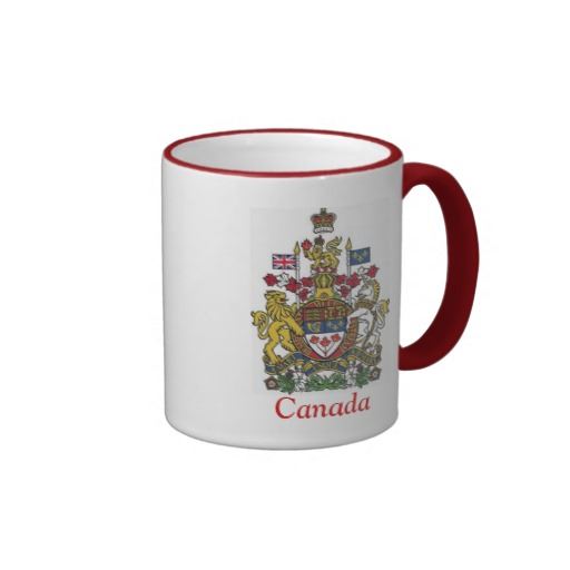 Våbenskjold af Canada Ringer kaffe krus