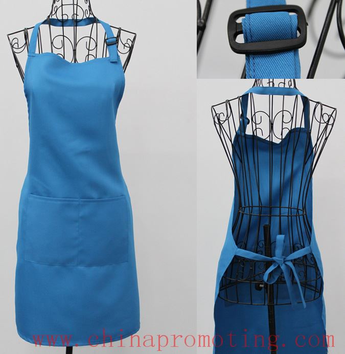 Custom Terylene Cotton Apron with 2 Pockets