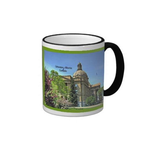 Timbre de Edmonton, Alberta, Canadá taza de café