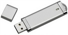 Silver And Chrome USB Stick images