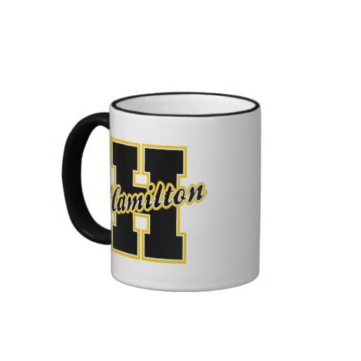 Hamilton Letter Ringer Coffee Mug