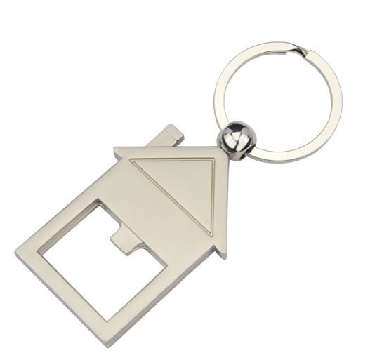 House Bottle Opener Key Ring