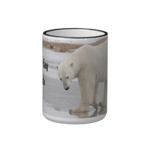 Hudson Bay Polar Bear Ringer Coffee Mug