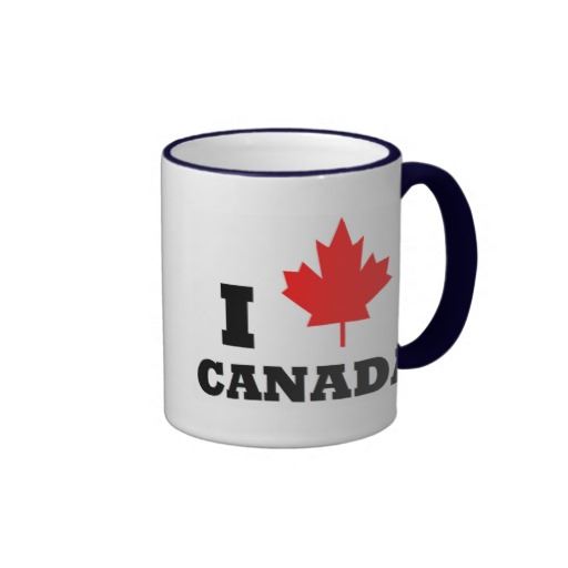Я люблю Канада кружка кофе