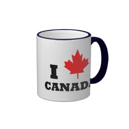 Amo il Canada tazza di caffè