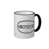 Abbotsford, Canada Ringer Mug à café images
