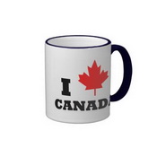 Amo il Canada tazza di caffè images