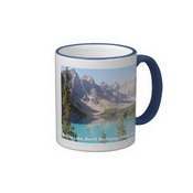 Lac Moraine/Banff National Park, Canada Ringer Mug à café images