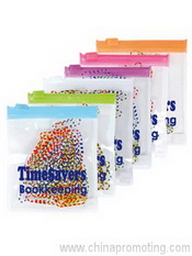 Zebra Striped Paperclips In PVC Zippered Pouch images
