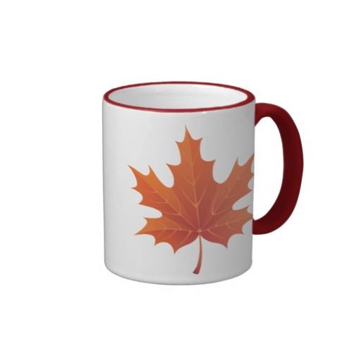 Maple Leaf dzwonka kubek kawy
