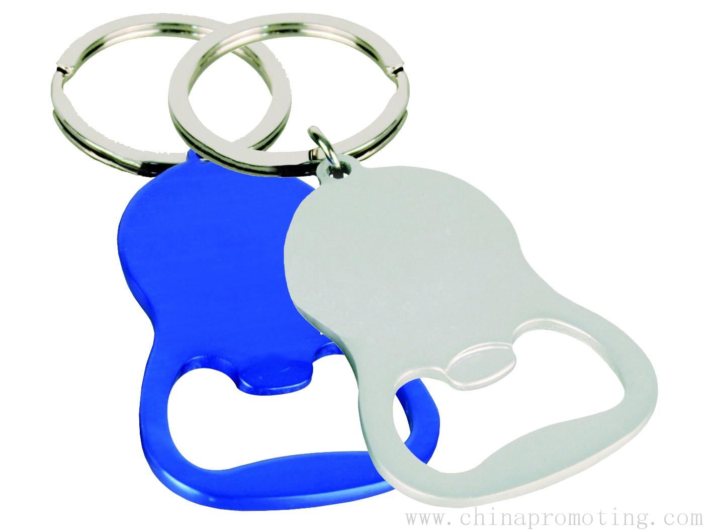 Promotional Cheers Round Bottle Opener Key Ring
