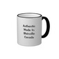 Authentic Made In  Blainville Canada Ringer Coffee Mug small picture