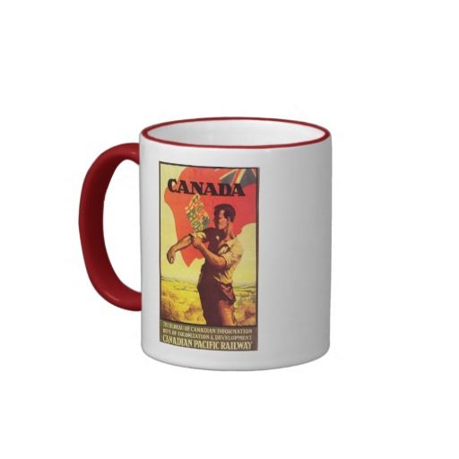 Toast coffee for Canada! Ringer Coffee Mug