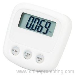 White Pedometer