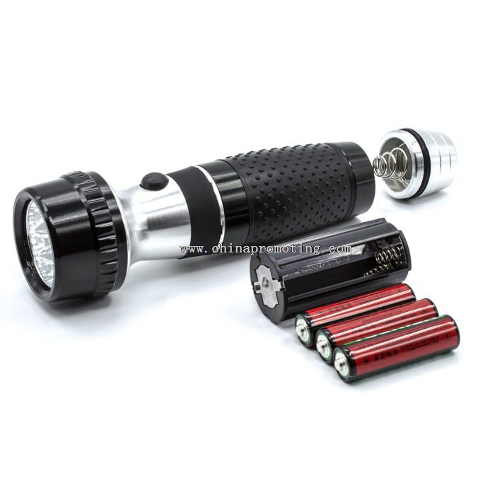 3 AA Batteries 12 led hotel flashlight