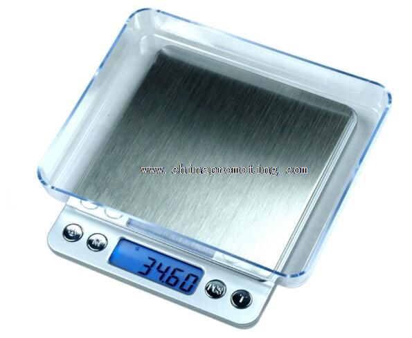 3000g / 0,1 g malé kuchyně stupnice