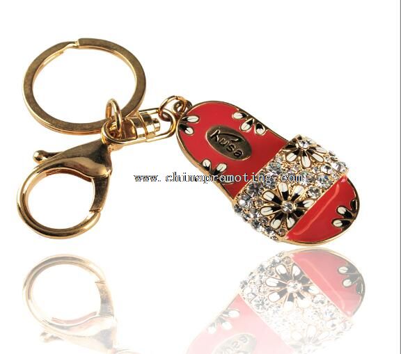 3d مینا کفش شکل keychain