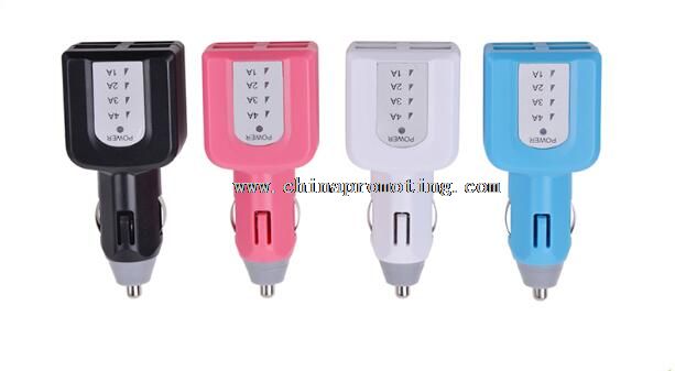 4 ports USB car charger