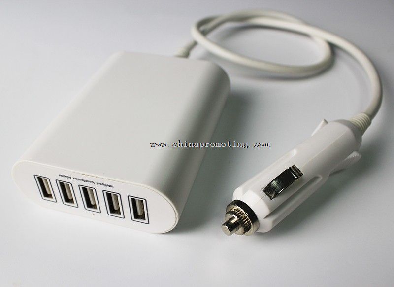 5 porte usb biloplader