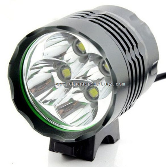 5000-lumen 4leds bike head light