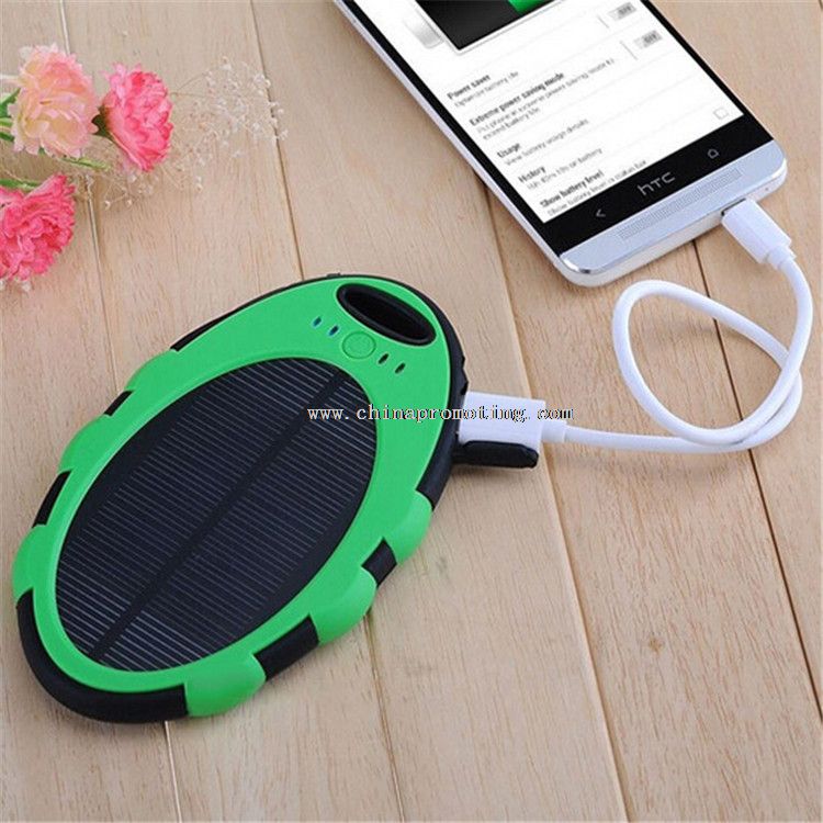 5000mah mobil solenergi lader