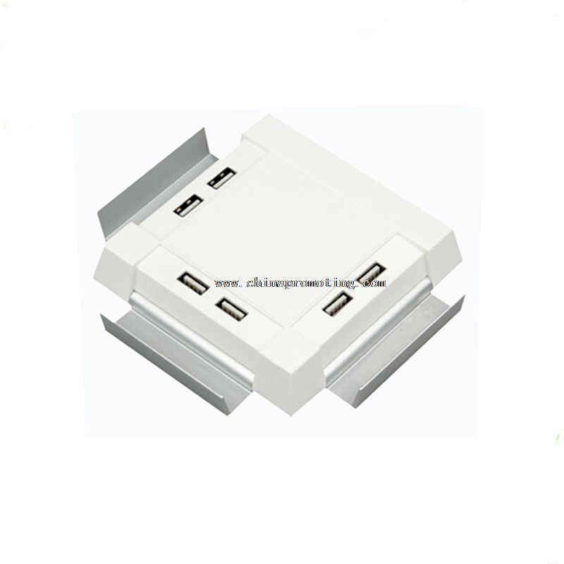 6 porte USB oplader