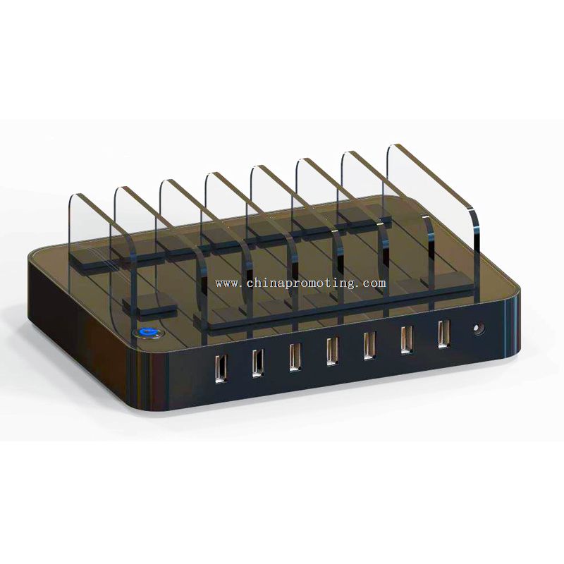 76W USB töltés állomás 7 port station