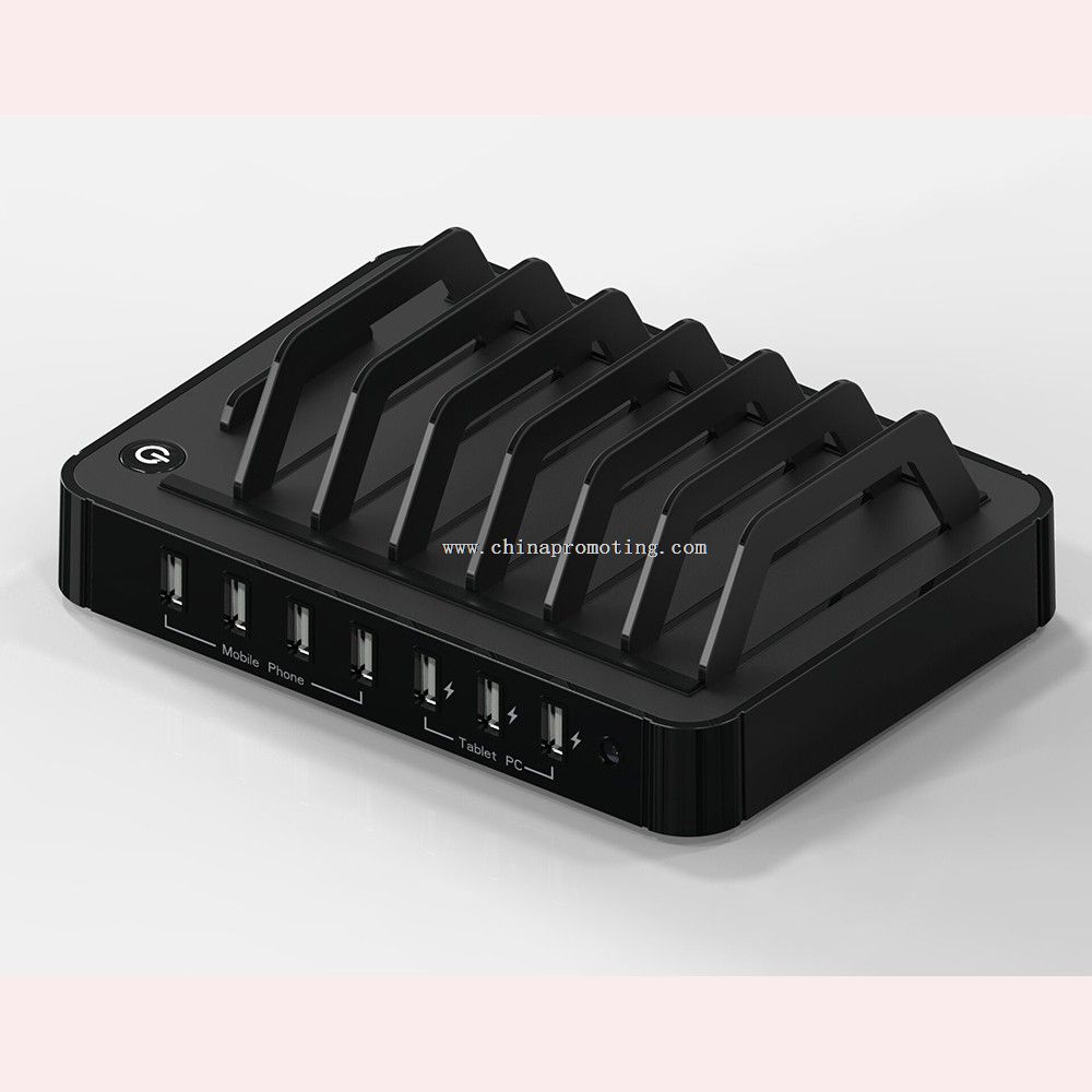 7port usb nabíjecí stanice dok