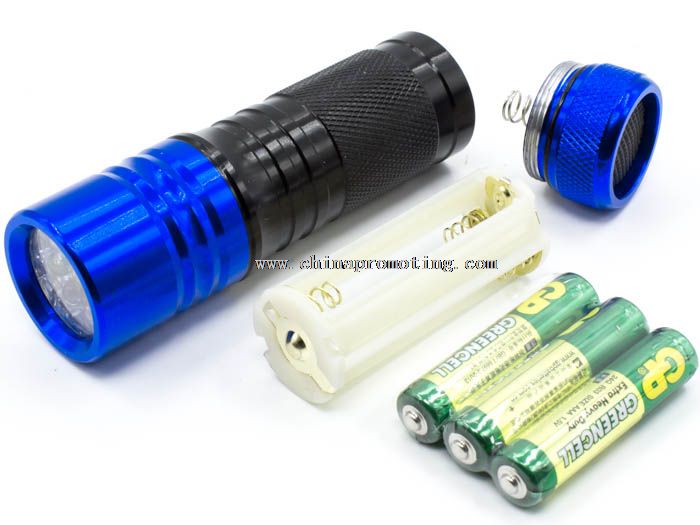 9 led linterna led resistente al agua