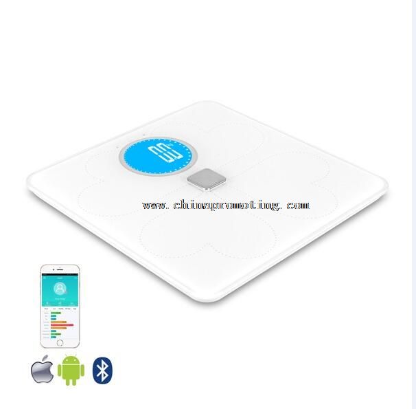 Bluetooth 4.0 body fat smart scale