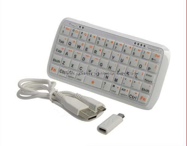 Bluetooth клавіатура з 4000mAh енергетичного банка зарядний пристрій
