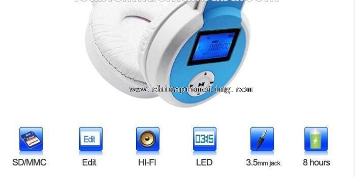 Bluetooth larmen-ophævelse Stereo hovedtelefon