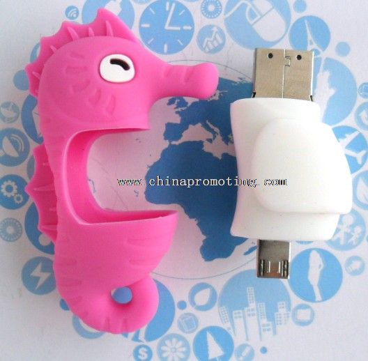 Kartun bentuk USB flash drive