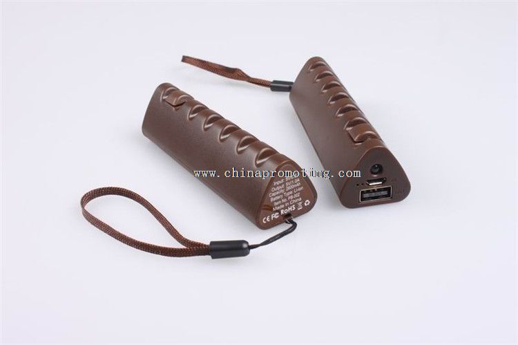 2600mAh cioccolato Mini banca di potere