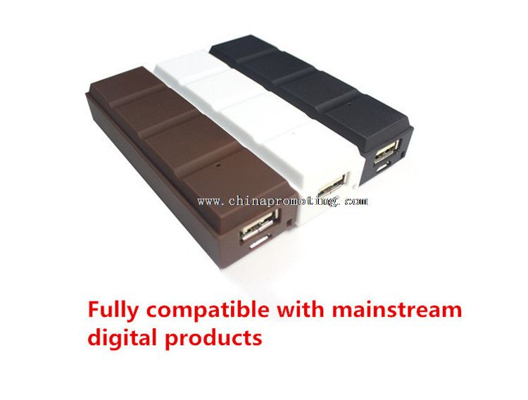 2600mah cokelat Mobile kekuasaan Bank