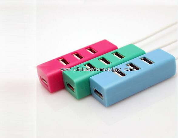 Farverige 4 Port USB HUB