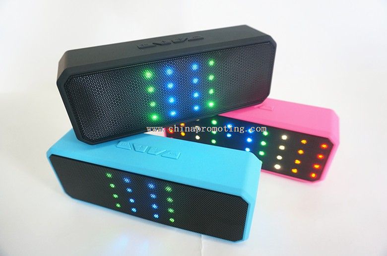 Colorful led bluetooth light speaker