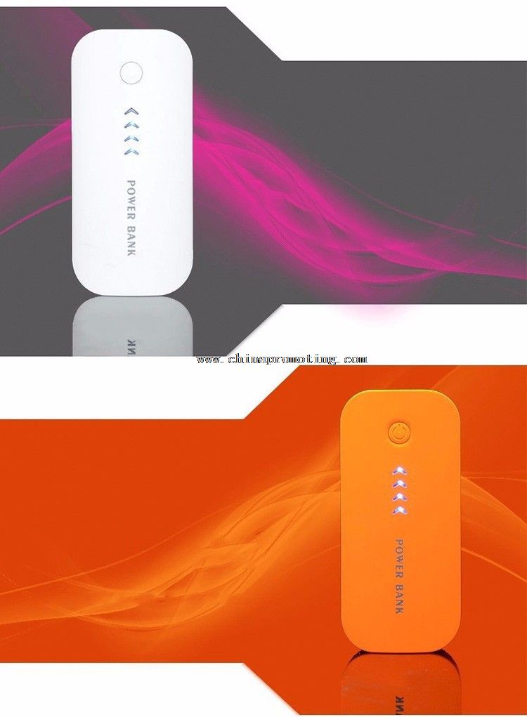 Farverige magt bank 5600mAh