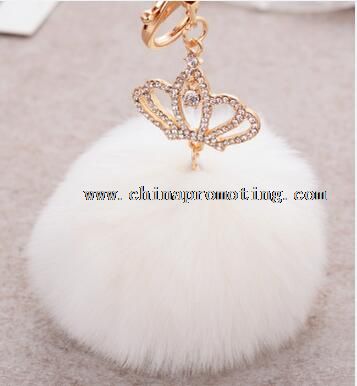 Crown shape chic keychain