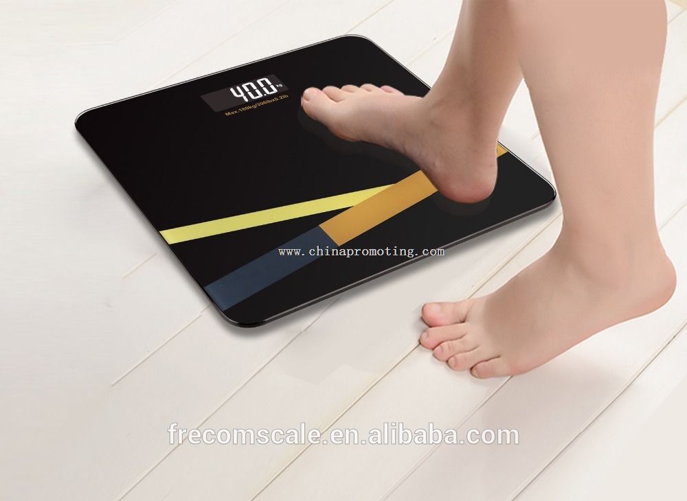 Corpo digital com escala de peso