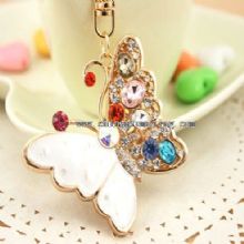 Butterfly crystal keychain images