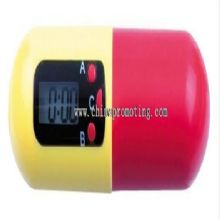 Capsule shape Timing Alarm Electronic Pill Box With Keychain images