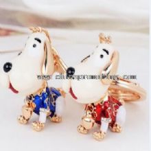Dog crystal key chain images