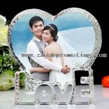 Hearted Shaped Glass Photo Frame images