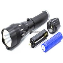 Multifunction aluminum rechargeable led flashlight images