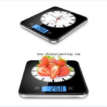 Novelty design with wall clock kitchen scale images