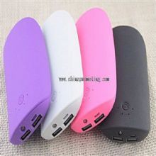 Pillow Shape Portable Mobile Power Bank 5200mAh with LED images