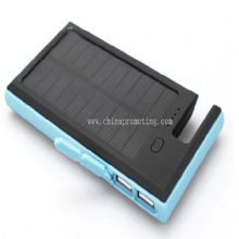 Waterproof 8000mAh Solar Cell Power Bank with Holder images