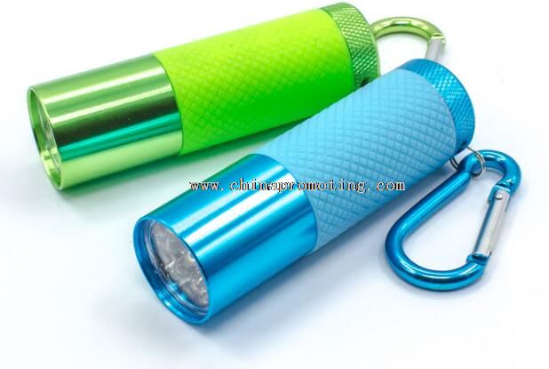 Flashlight with carabiner